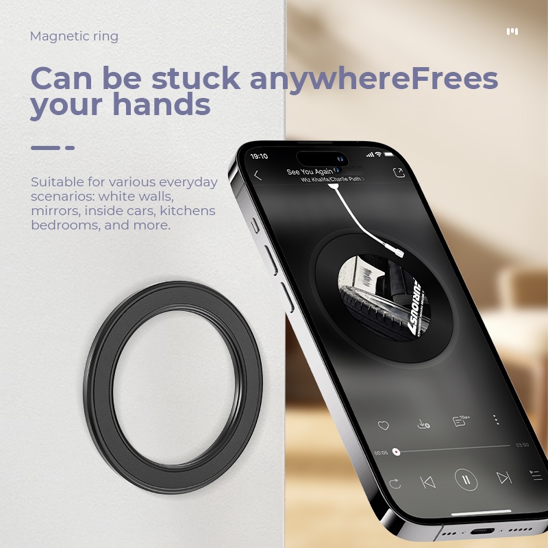 Phone Accessories Holder Car - Für Magsafe Starke Magnetische Ring Telefon