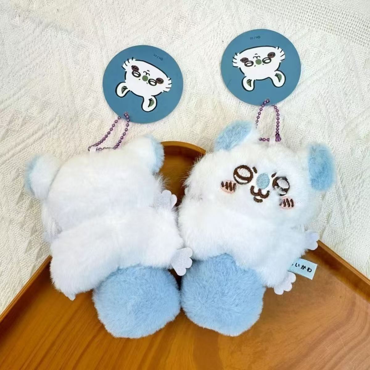 Phone Accessories Charms - Kawaii JiyiMomonga Flugelschweinchen Plüsch-Schlüsselanhänger Niedliches Flauschiges