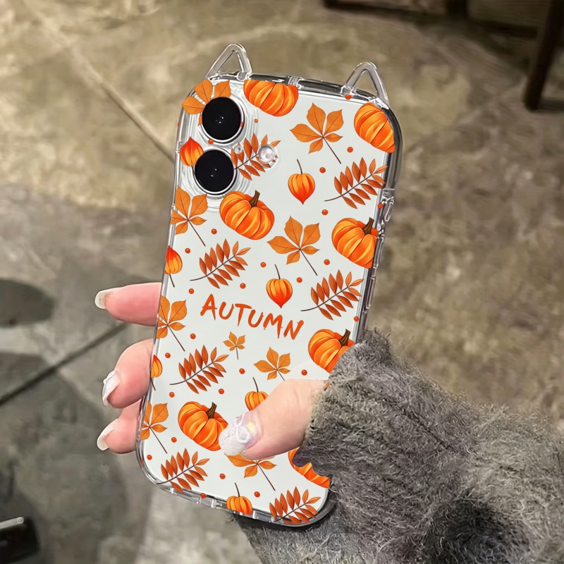 Herbst-Kürbis-Blättermuster Ha – Apple Iphone 15 Bewertung und Preis