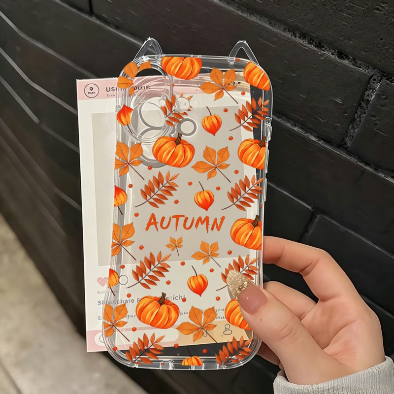 Herbst-Kürbis-Blättermuster Ha – Apple Iphone 15 Bewertung und Preis